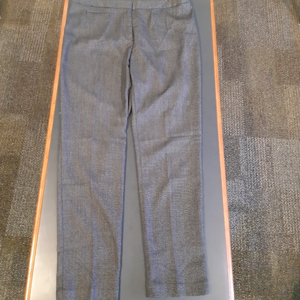 Black with dotted white dress pants